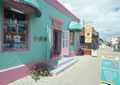 Colourful hotel in the center of Kralendijk