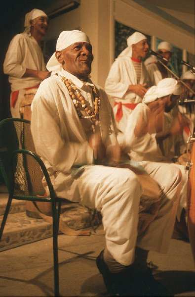 Show performance at hotel CostaSur, Trinidad