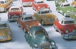 Miniature cars at the souvenir market