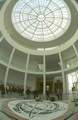 The circular entrance hall