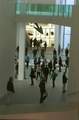 Crowds flooding the museum