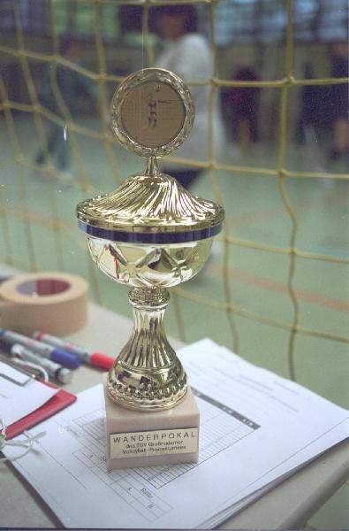 Die Trophäe für den ersten Platz