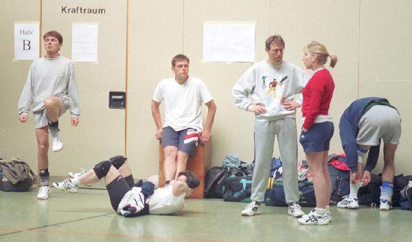 "Chaotencombo" beim Warmmachen